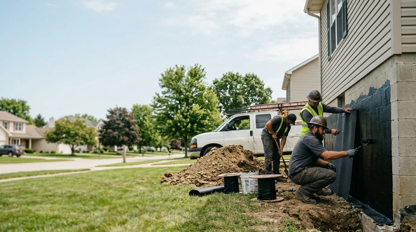 Basement Waterproofing in Kampsville, IL near me